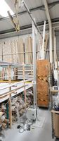 Lot 4 - MICRONUMATICS FLOOR STANDING SINGLE PILLAR VERTICAL HOIST, CARRIAGE LENGTH 2.8M, PILLAR HEIGHT 3.5M (VAT applicable)