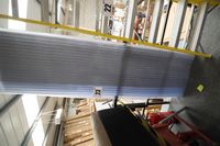 Lot 23 - 2x CLEAR PLASTIC CORRUGATED SHEETS, APPROX. 28INCH x 85INCH (VAT applicable)