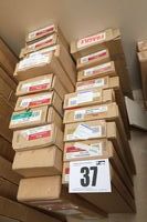 Lot 37 - APPROX. 20 BOXES OF VENETIAN BLINDS INC. FAUXWOOD, WIDTHS INC. 60CM & 70CM (VAT applicable)
