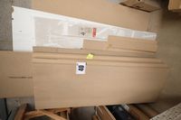 Lot 40 - APPROX. 16 CHIPBOARD SHEETS - VARIOUS SIZES INC. 2FT x 6FT (VAT applicable)