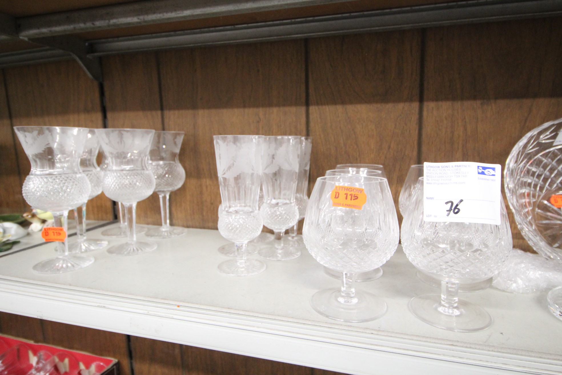 Lot 76 - Waterford Crystal Glasses - £85