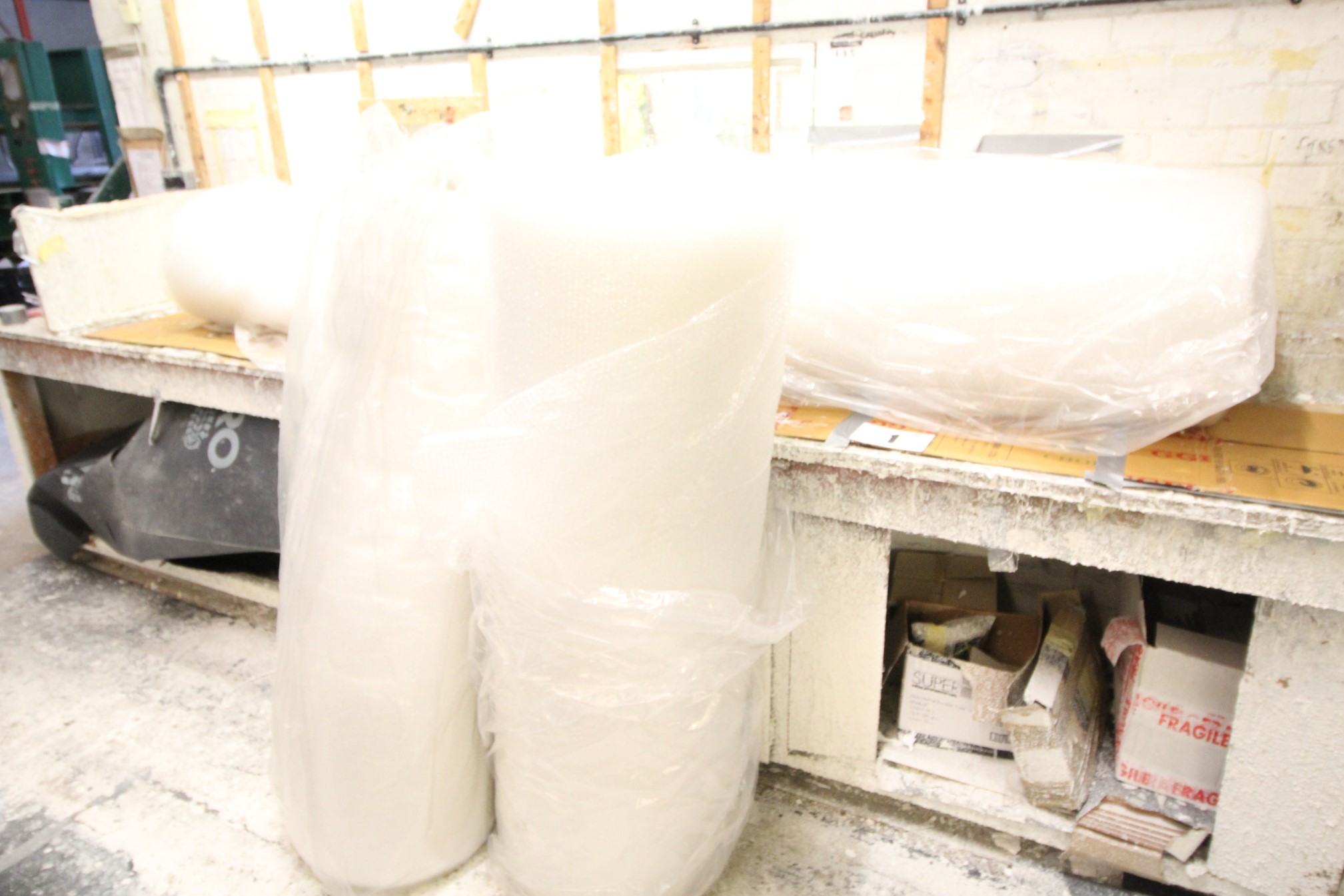 Lot 1 - 4x Rolls of Bubble Wrap - £34