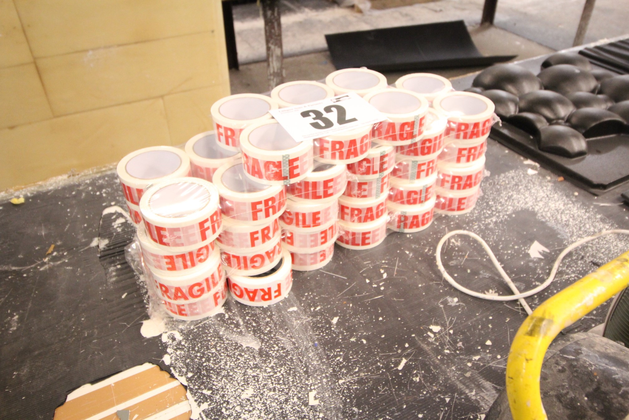 Lot 32 - 'Fragile' Parcel Tape - £35