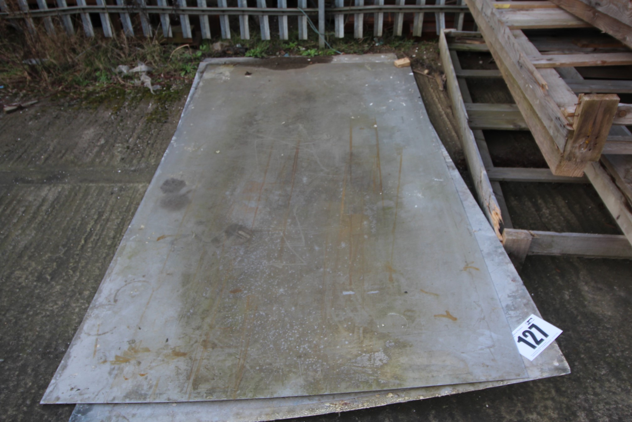 Lot 127 - 1x Ferrous Sheet & 1x Non-ferrous Sheet - £45