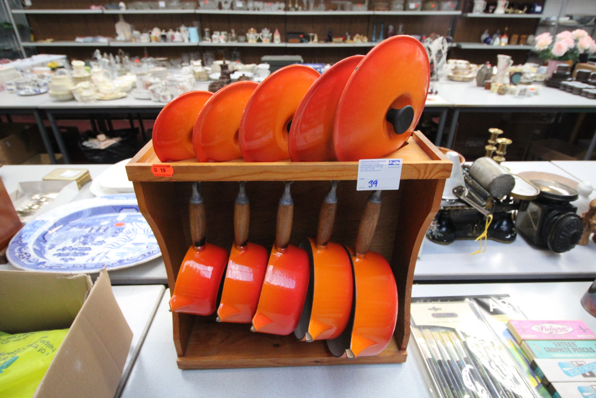 Lot 39 - Set of 5x Le Creuset Pans - £85