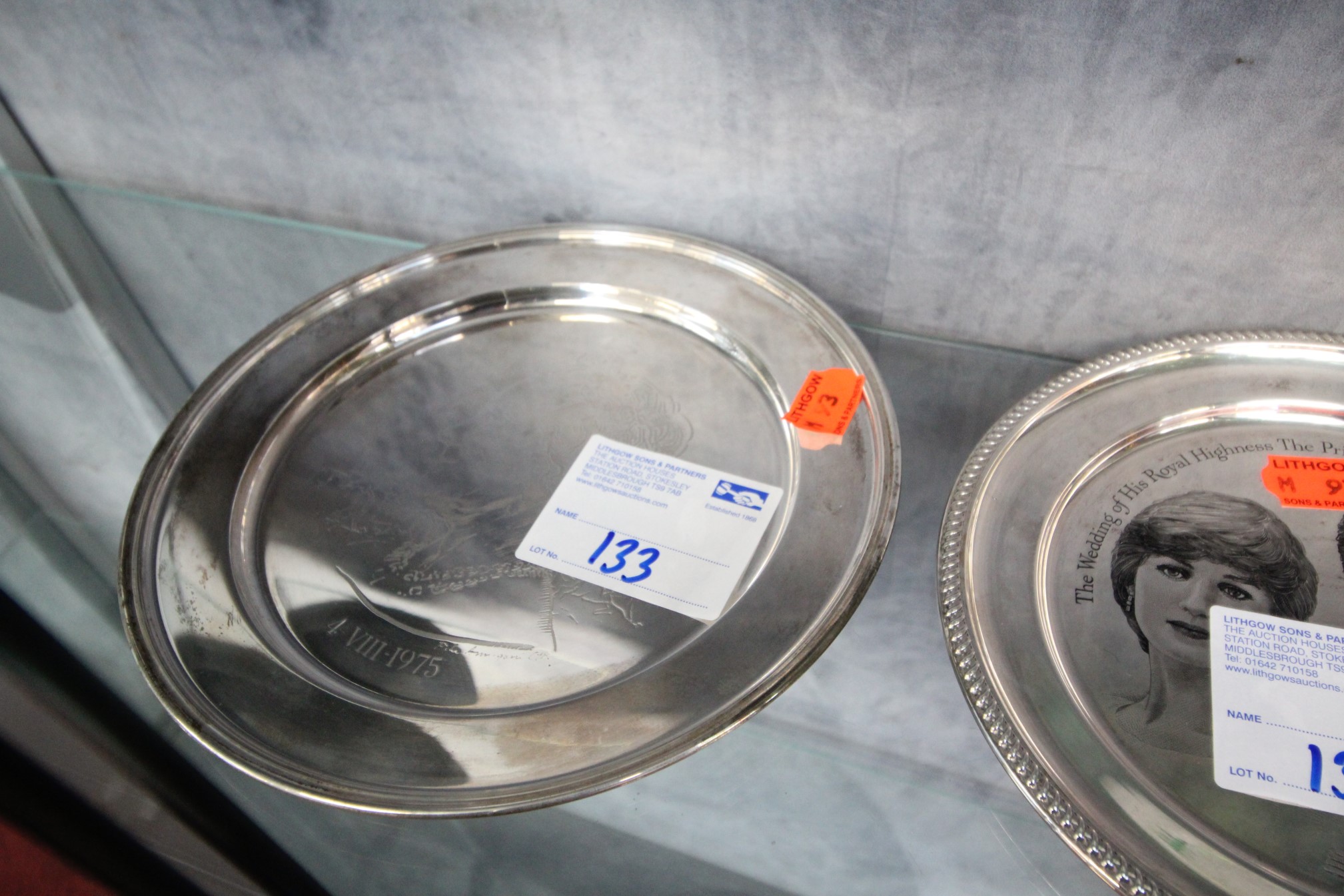 Lot 133 - Silver Plate - £85