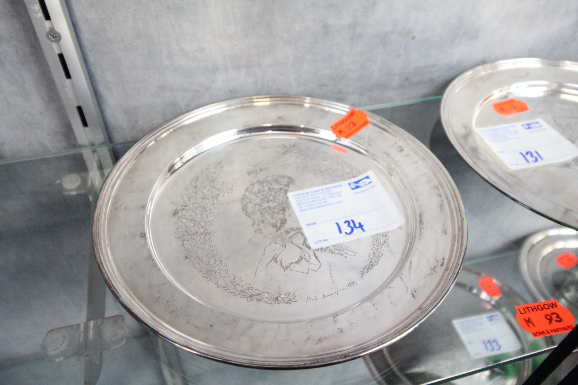 Lot 134 - Silver Plate - £90