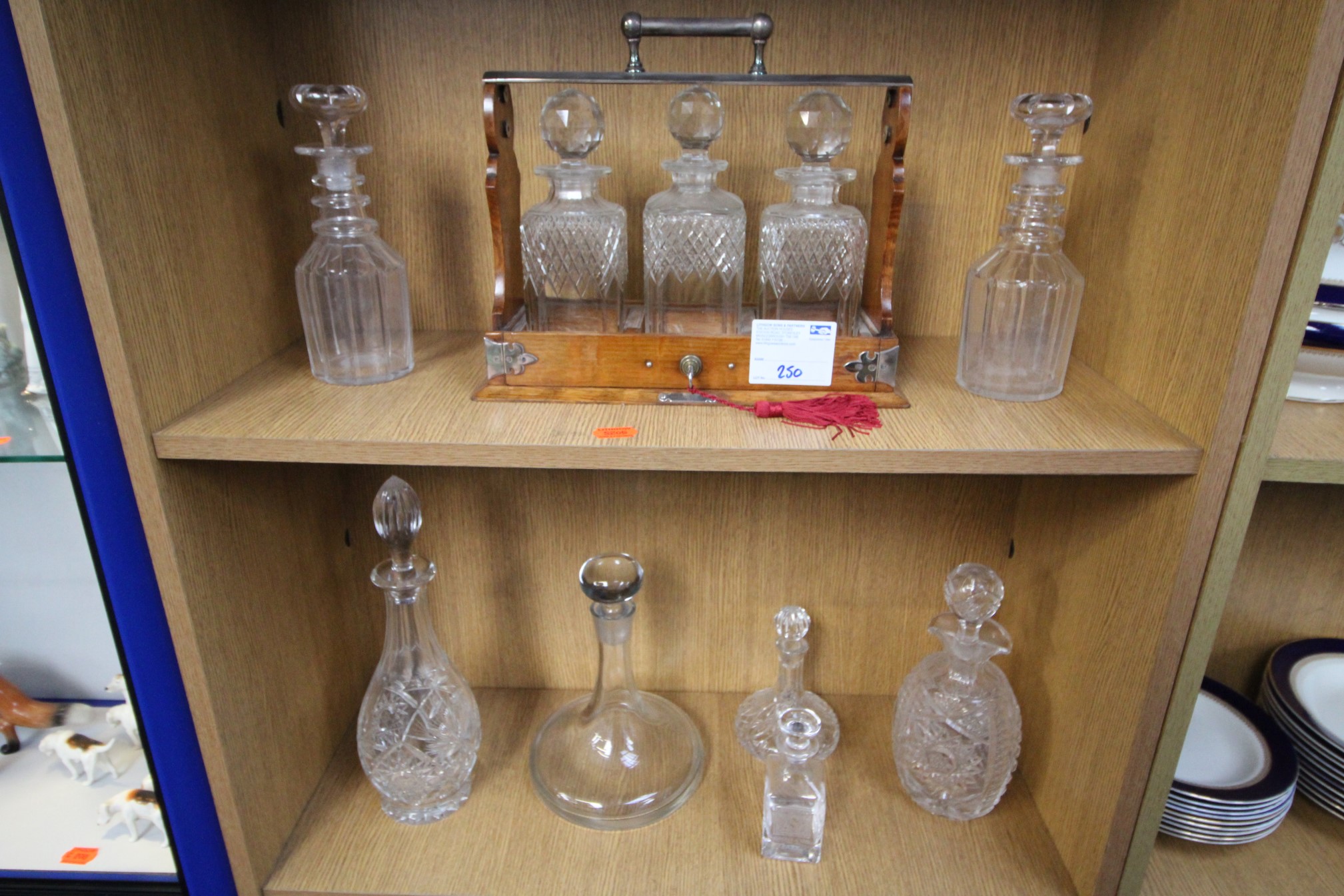 Lot 250 - 10 Decanters - £105