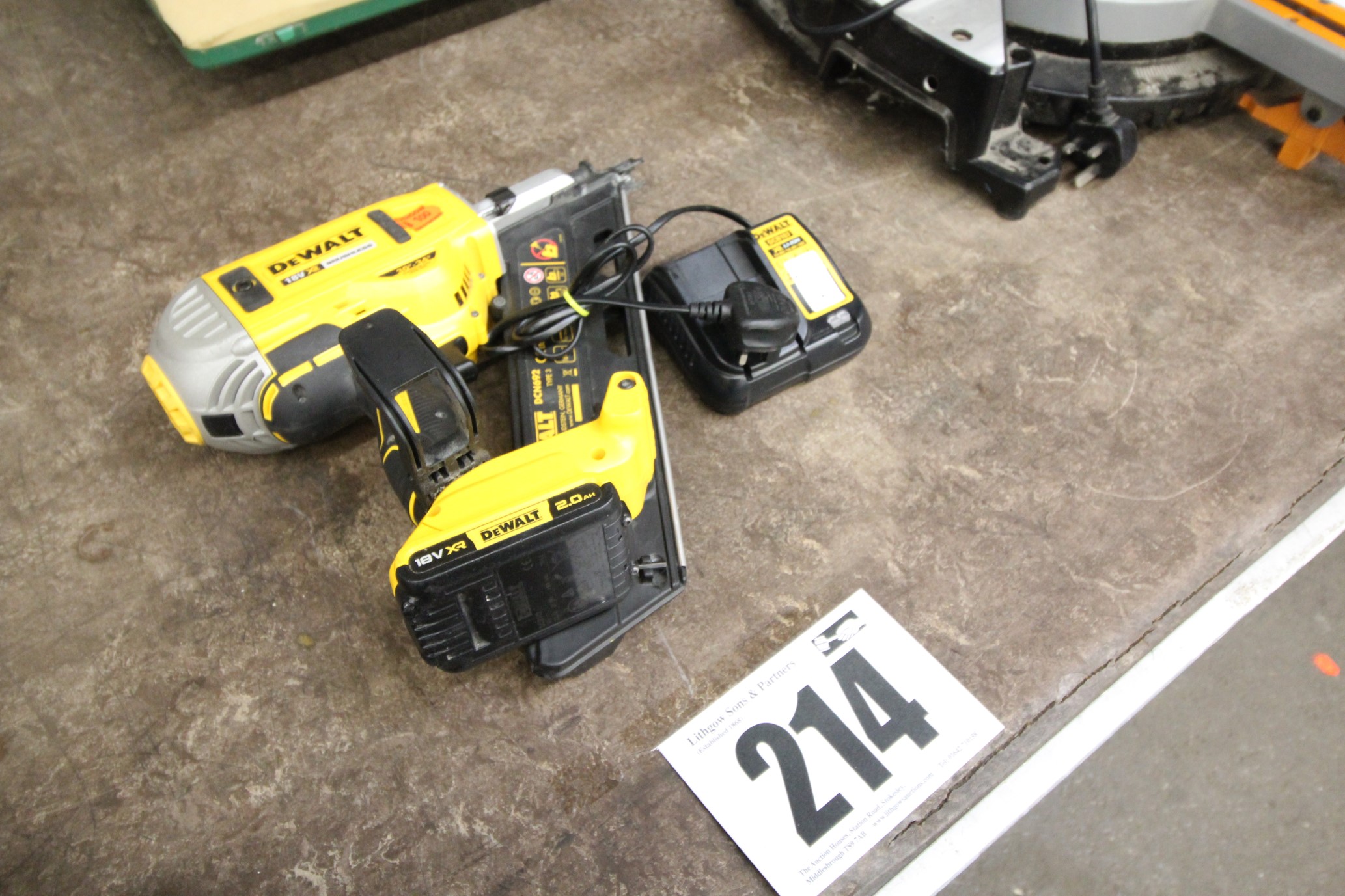 Lot 214 - Dewalt Nailer - £100