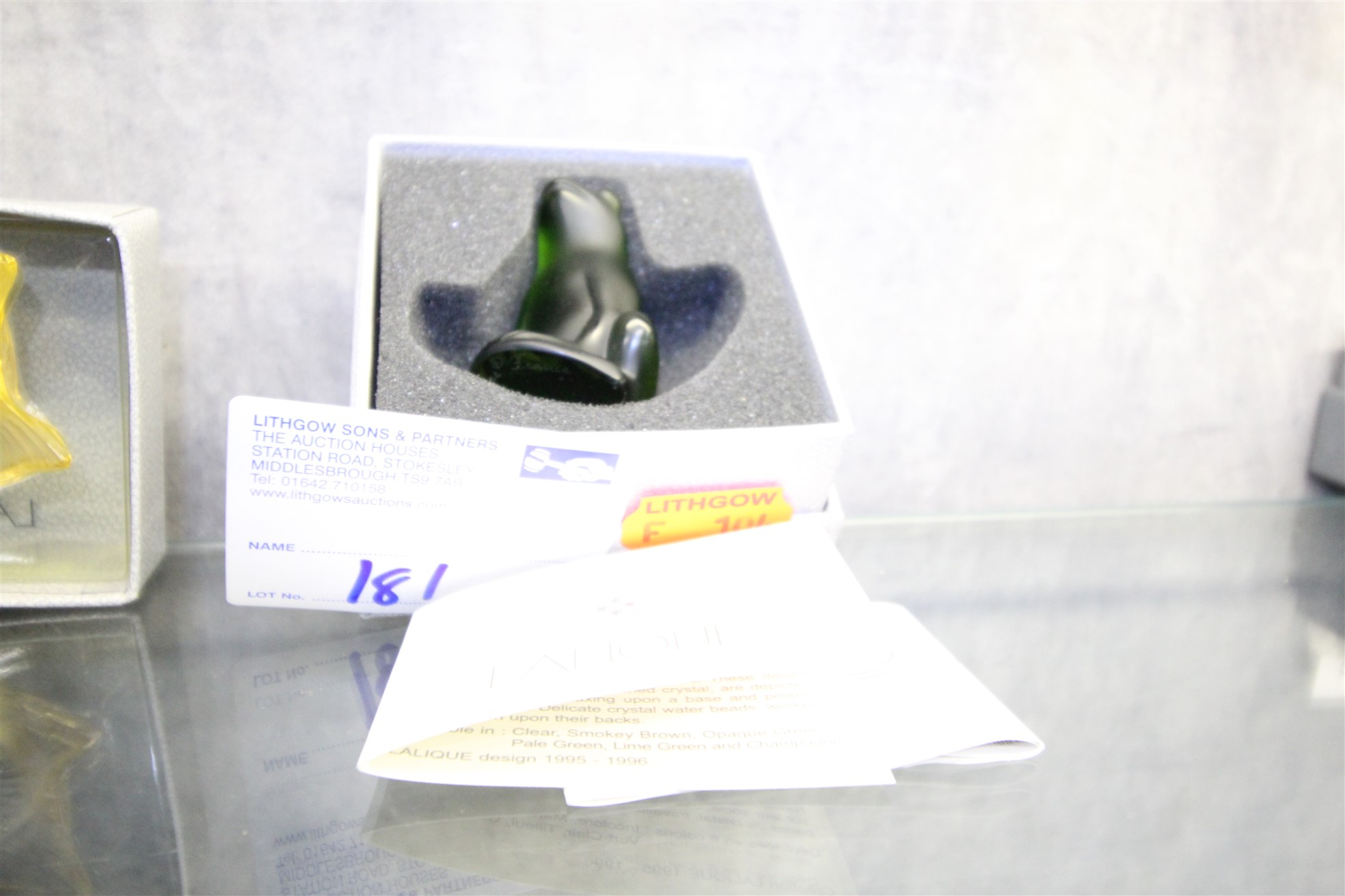 Lot 181 - Lalique Frog - £75
