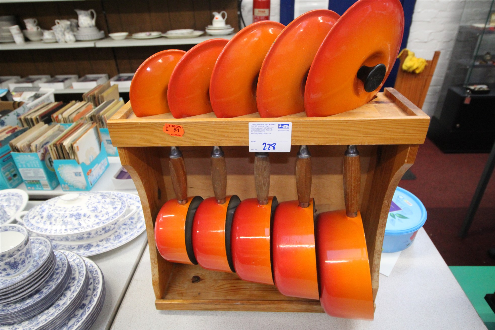 Lot 228 - Le Creuset Pan Set - £160
