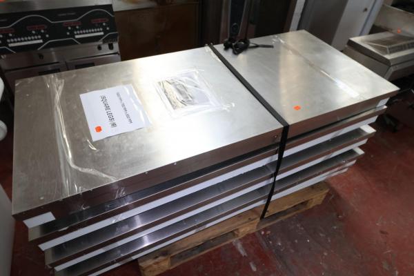 Approx 25 stainless steel prep tables in our 7th Oct auction. Still open for entries.